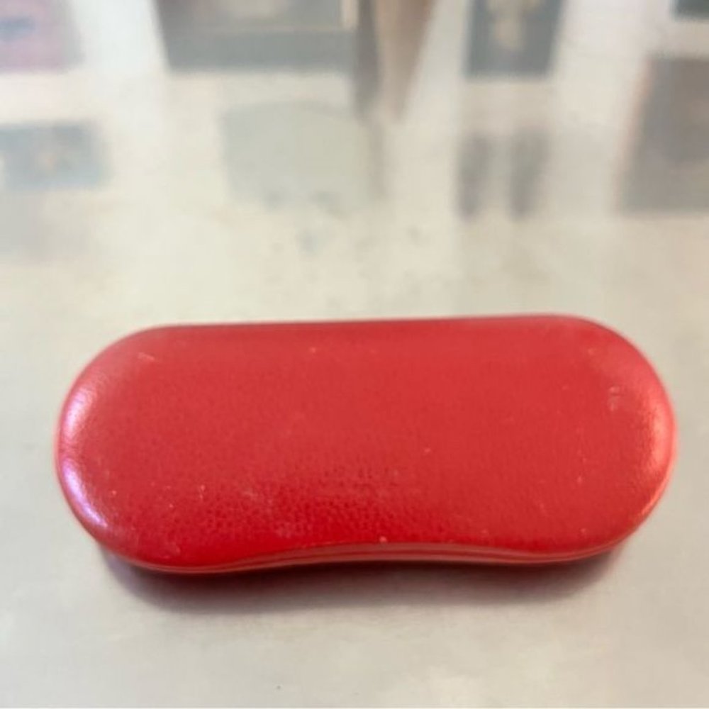 Longchamp Leather Embossed Glasses Hard Case - Picture 4 of 5